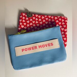 Bundle of 2 Ipsy Zip Pouches NWOT